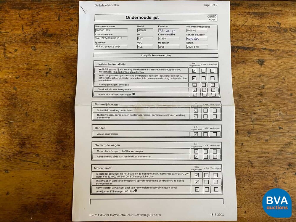 Audi A6 4.2 FSI Quattro Tiptronic 334 PS 2005 V8 Pro-Line-Original NL-, 36-RL-JX.