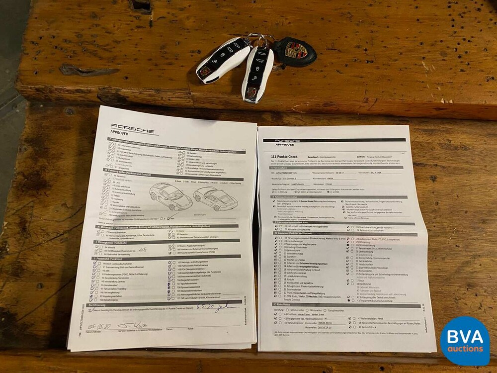 Porsche 718 Cayman S PDK 350 PS 2017 -Garantie-, niederländische Zulassung.
