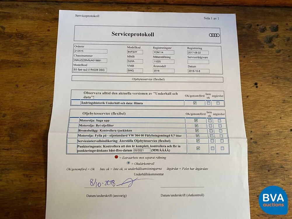 Audi S3 Sportback 2.0 TFSI Quattro 310 PS A3 2017, K-613-BP.