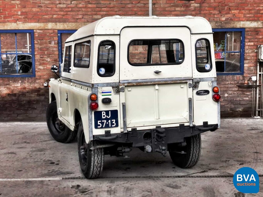 Land Rover 88 Series 3 Metal Top Defender - Original NL - 1971, BJ-57-13.