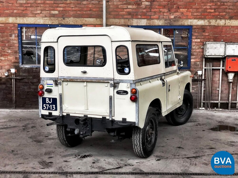 Land Rover 88 Series 3 Metal Top Defender - Original NL - 1971, BJ-57-13.
