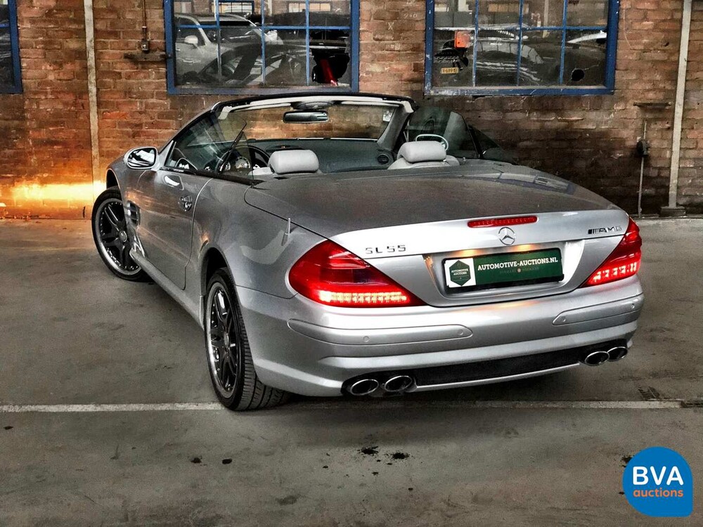 Mercedes-Benz SL55 AMG Kompressor 507 PS SL-Klasse 2003.