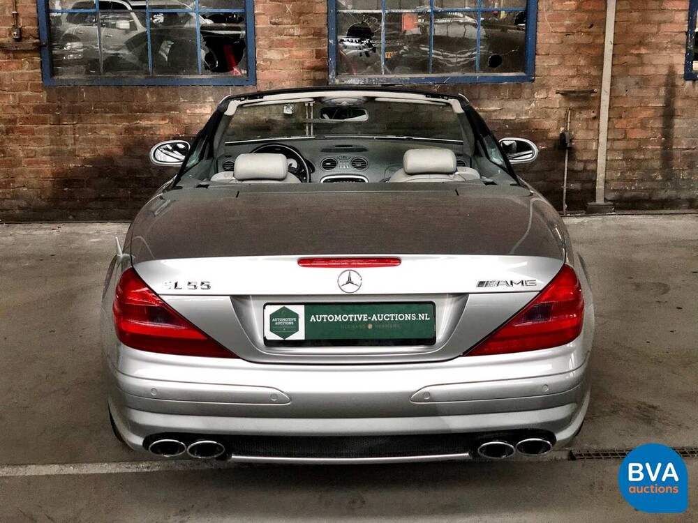 Mercedes-Benz SL55 AMG Kompressor 507 PS SL-Klasse 2003.
