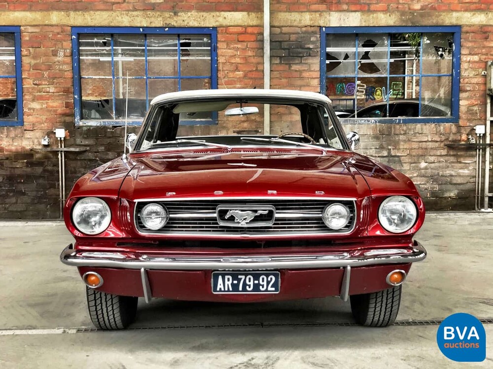 Ford Mustang Cabrio V8 Handbuch 64 1/2 1966 Cabriolet, AR-79-92.