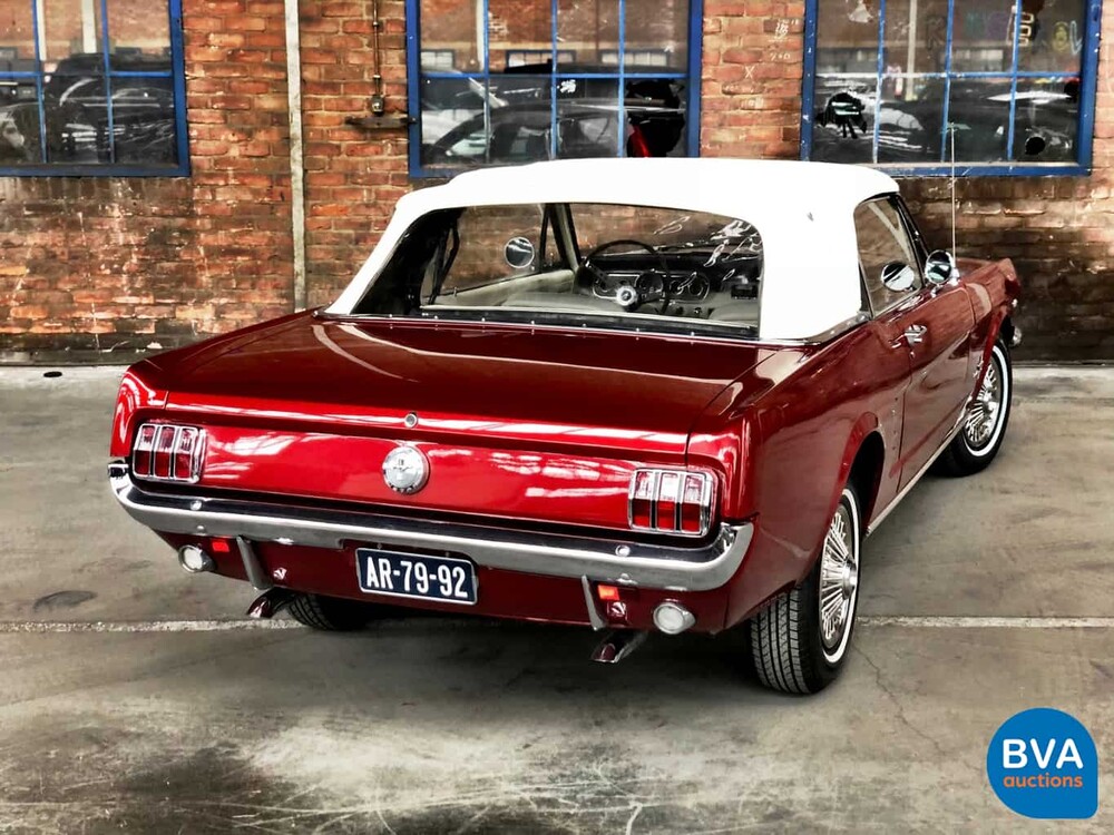 Ford Mustang Cabrio V8 Handbuch 64 1/2 1966 Cabriolet, AR-79-92.