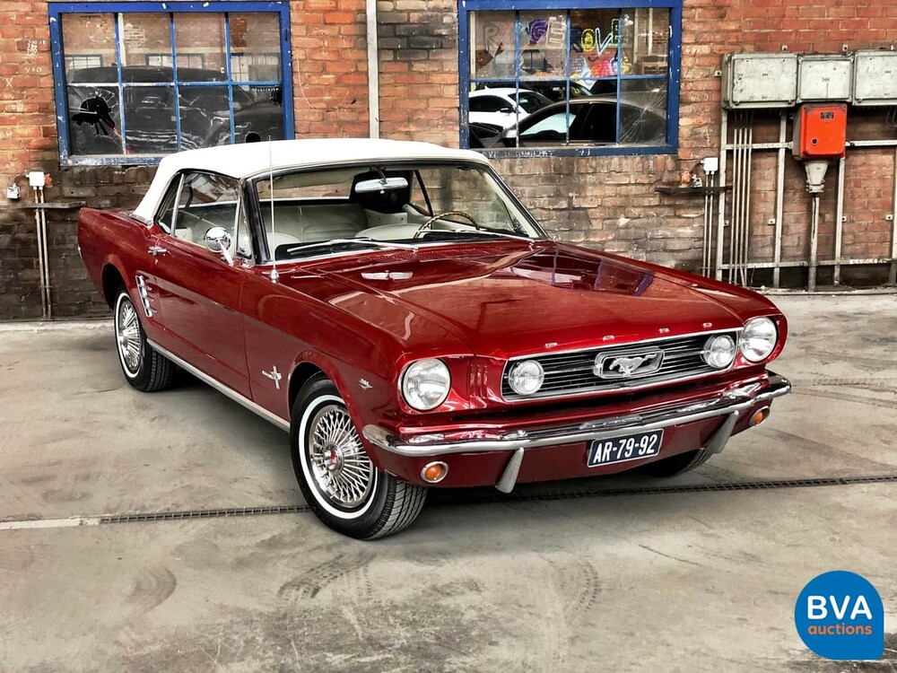 Ford Mustang Cabrio V8 Handbuch 64 1/2 1966 Cabriolet, AR-79-92.