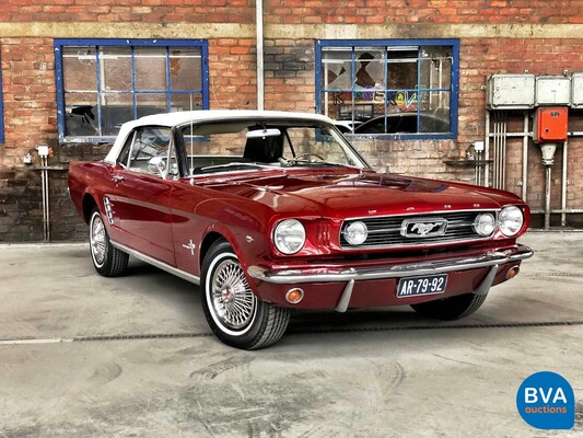 Ford Mustang Cabrio V8 Handbuch 64 1/2 1966 Cabriolet, AR-79-92.