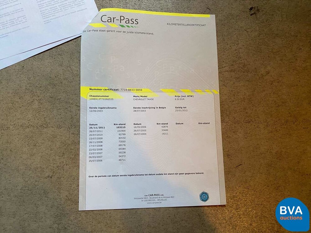 Chevrolet Tahoe 5.3 V8 2003.