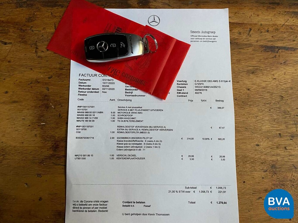 Mercedes-Benz E63 S AMG 4Matic Limousine 612hp E-CLASS 2018, G-725-FK.