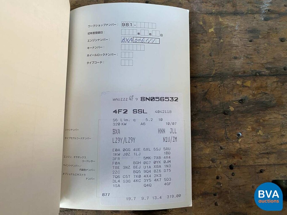 Audi S6 5.2 V10 435 PS 2008.