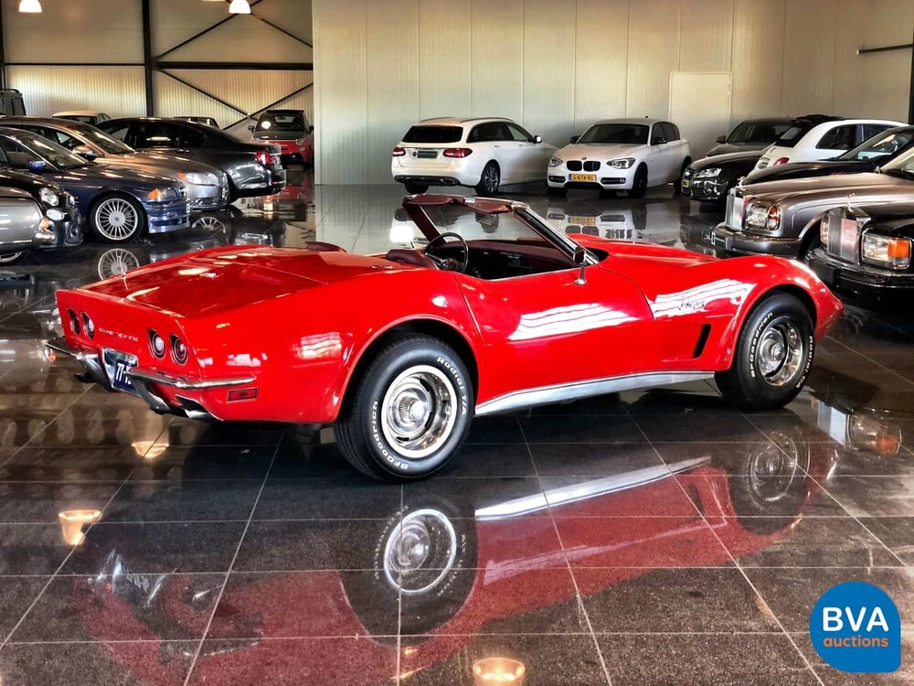 Chevrolet Corvette C3 Cabriolet Cabrio 1973, 77-YD-90.