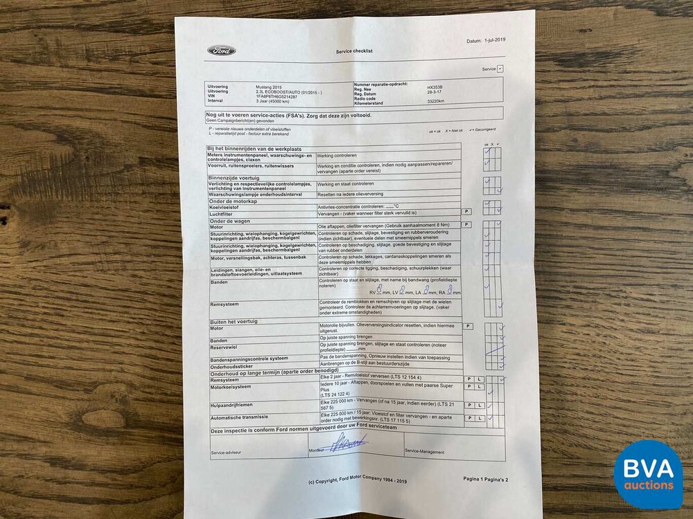 Ford Mustang Fastback 2017 317 PS Original NL, HX-353-B.