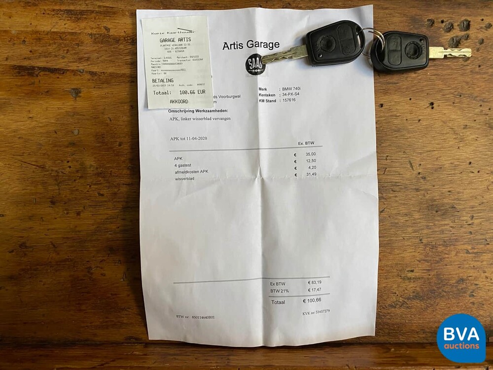 BMW 740i 286pk 7-Serie 1999, 34-PXS-4