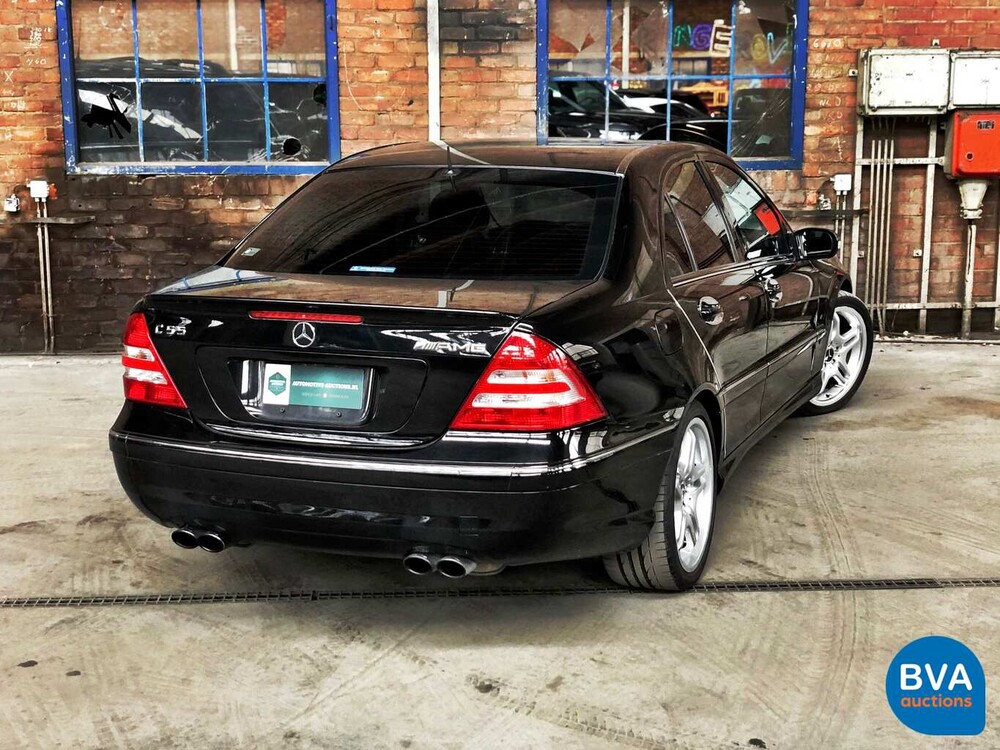 Mercedes-Benz C55 AMG 5.4 V8 367pk C-Klasse 2005 -YOUNGTIMER-
