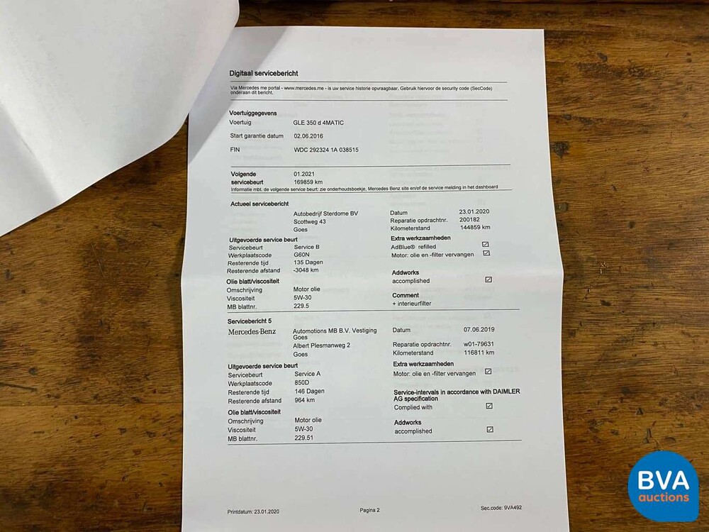 Mercedes-Benz GLE350d Coupe AMG 4Matic 258pk 2016 GLE-Klasse Night, NF-918-L