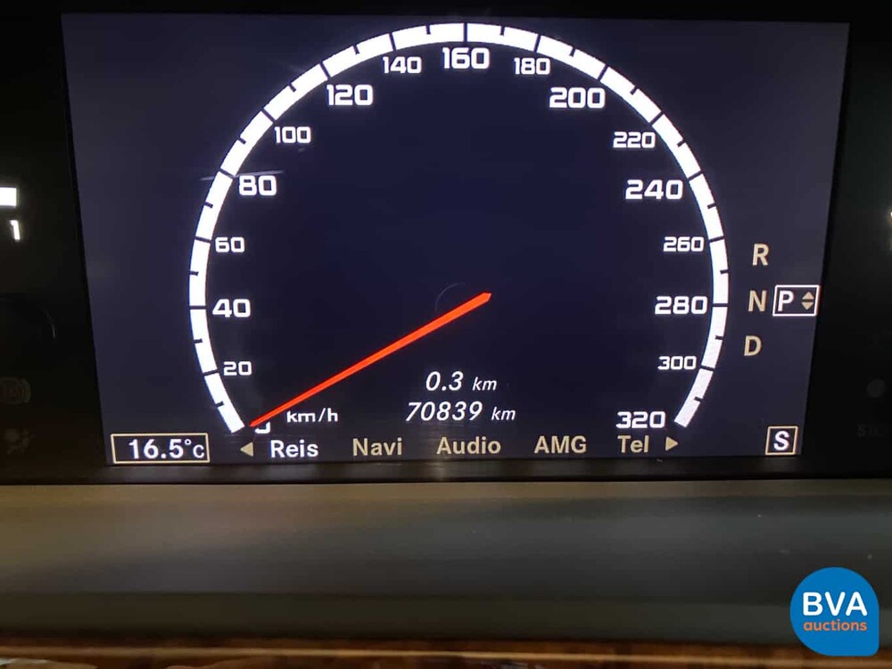 Mercedes-Benz S63 AMG Lang 525pk S-klasse 2009, J-410-JK