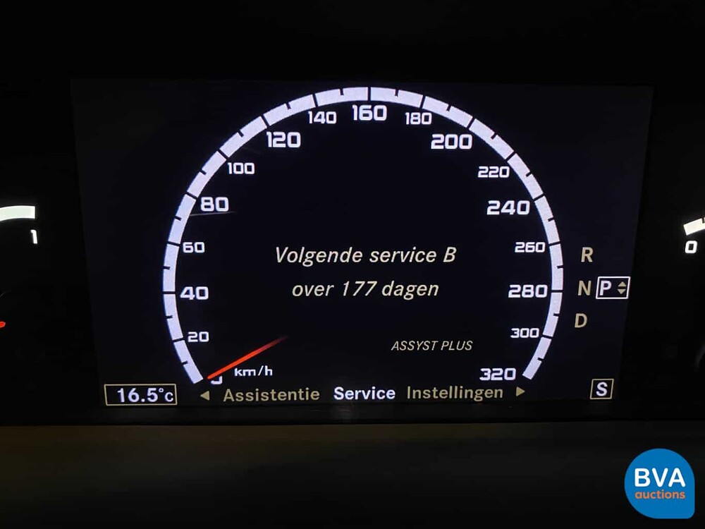 Mercedes-Benz S63 AMG Lang 525pk S-klasse 2009, J-410-JK