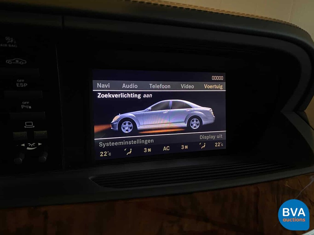 Mercedes-Benz S63 AMG Lang 525pk S-klasse 2009, J-410-JK