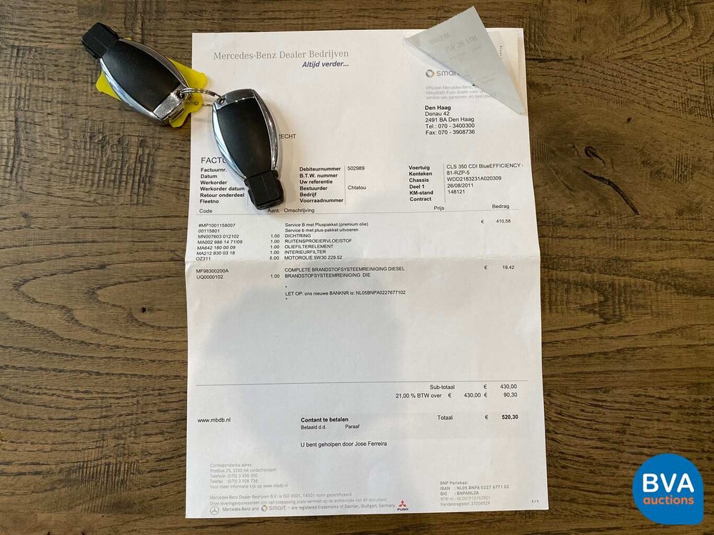 Mercedes-Benz CLS350 CDI 265pk CLS 2011 -Org. NL-, 81-RZP-5