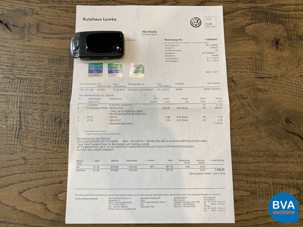 Audi A8 4.2 TDI Exclusive Quattro V8 351pk 2012, NV-676-J