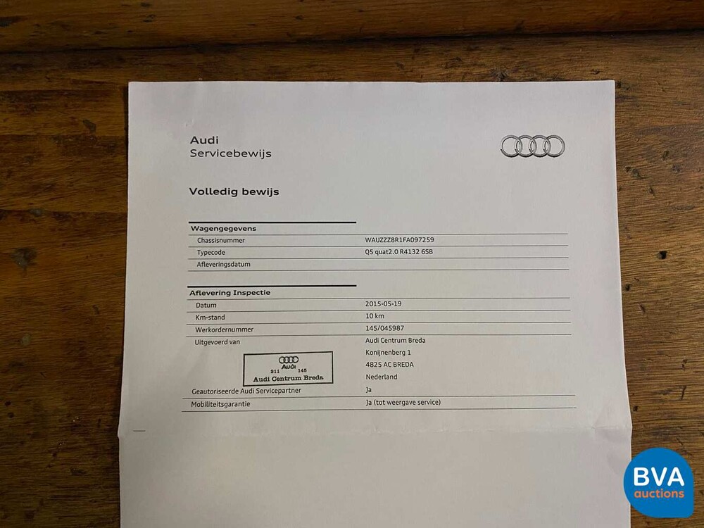 Audi Q5 2.0 TFSI Quattro 211pk 2009, 21-NFZ-6