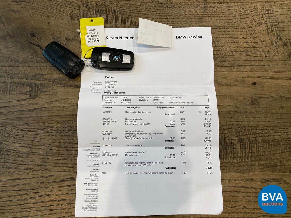 BMW M3 Cabriolet 4.0 V8 420pk DCT 3-Serie M-Sport 2008 E93, JG-460-X