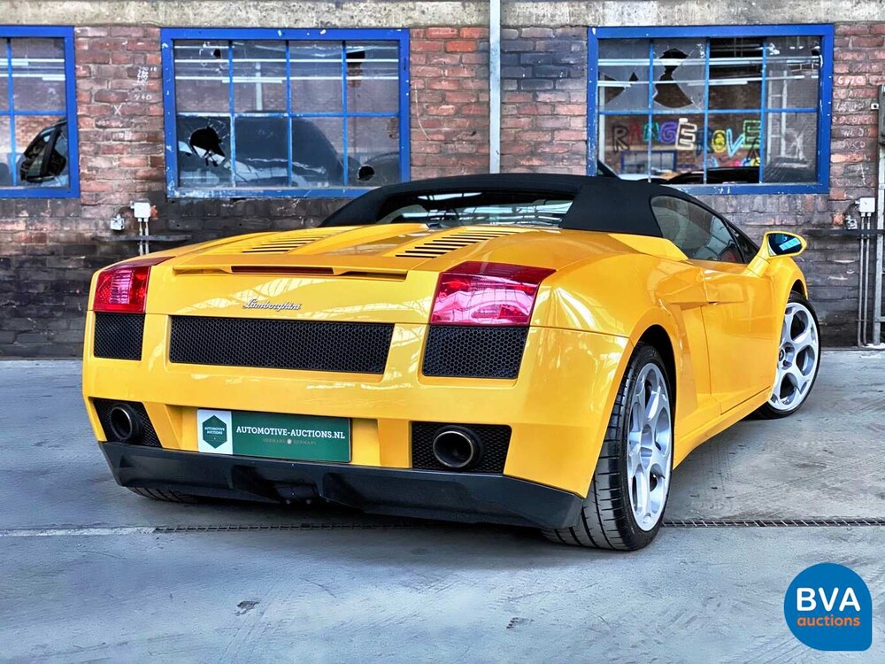 Lamborghini Gallardo Spyder 5.0 V10 519pk 2008 LIFT-System, NZ-552-P