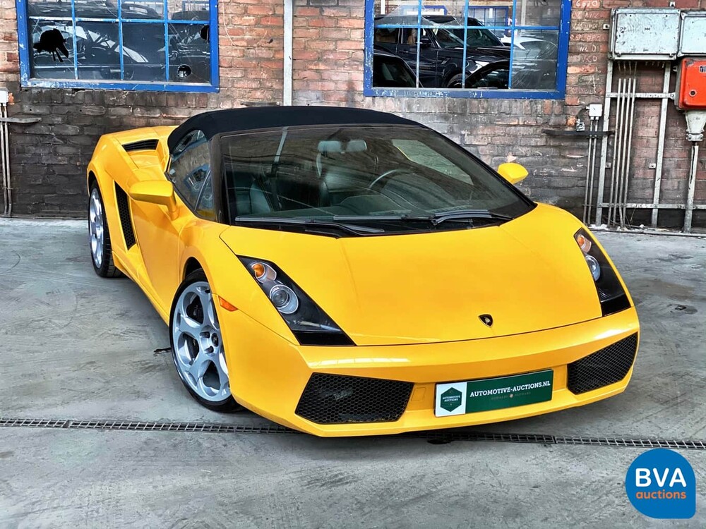 Lamborghini Gallardo Spyder 5.0 V10 519pk 2008 LIFT-System, NZ-552-P