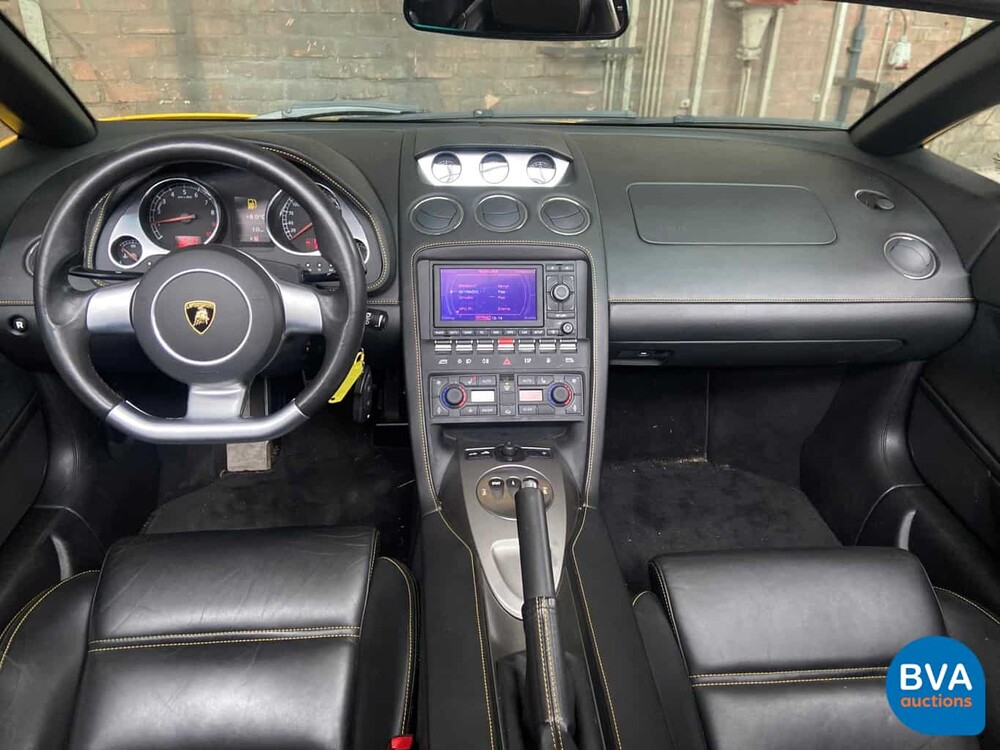 Lamborghini Gallardo Spyder 5.0 V10 519pk 2008 LIFT-System, NZ-552-P