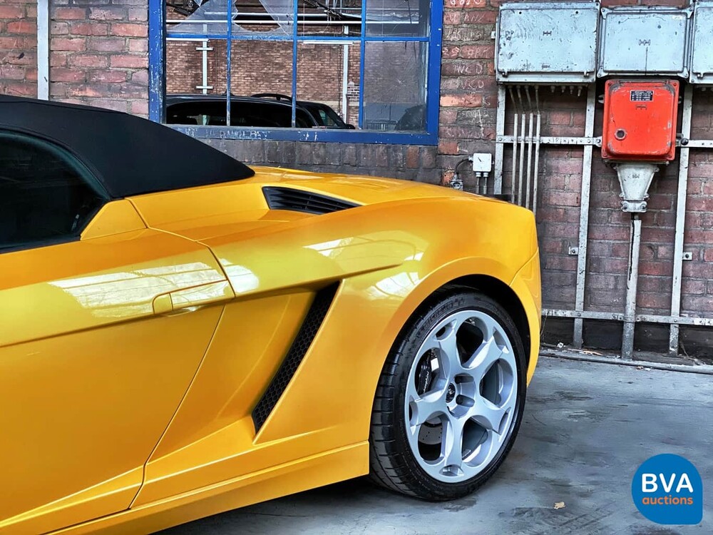 Lamborghini Gallardo Spyder 5.0 V10 519pk 2008 LIFT-System, NZ-552-P
