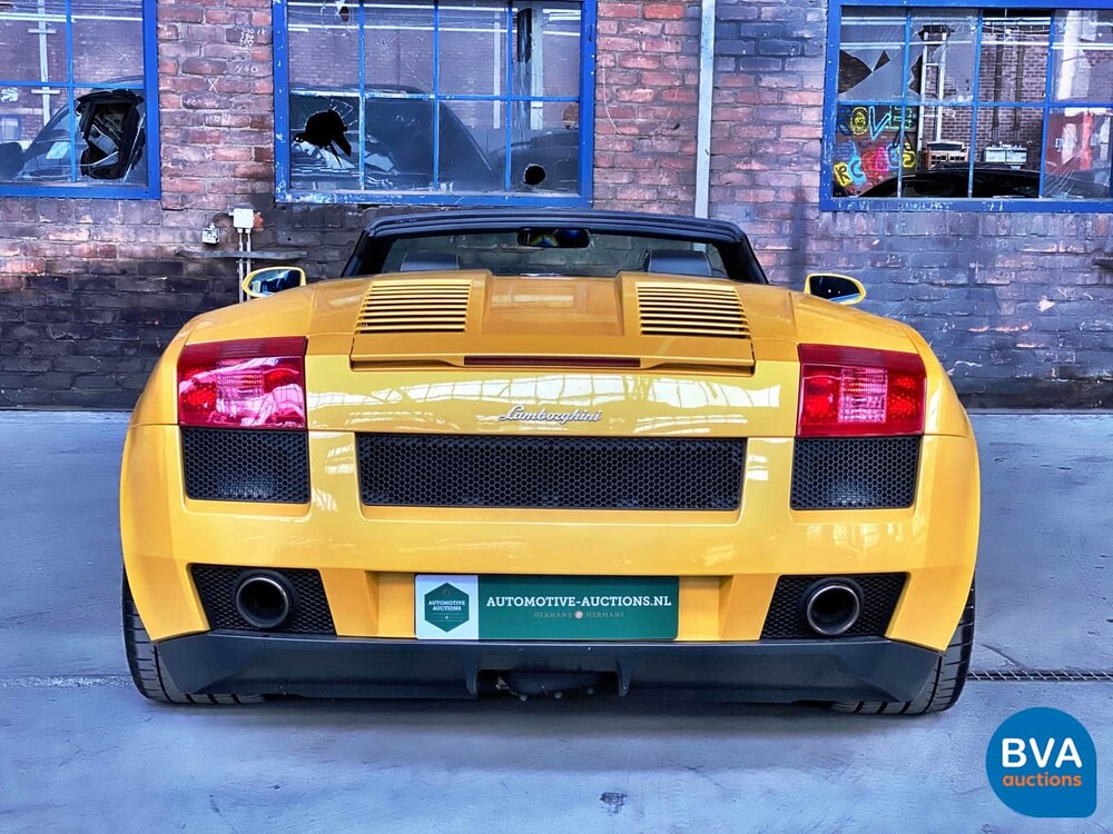 Lamborghini Gallardo Spyder 5.0 V10 519pk 2008 LIFT-System, NZ-552-P