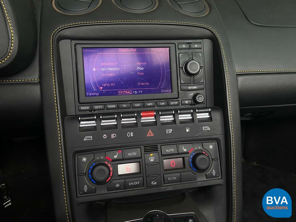 Lamborghini Gallardo Spyder 5.0 V10 519pk 2008 LIFT-System, NZ-552-P