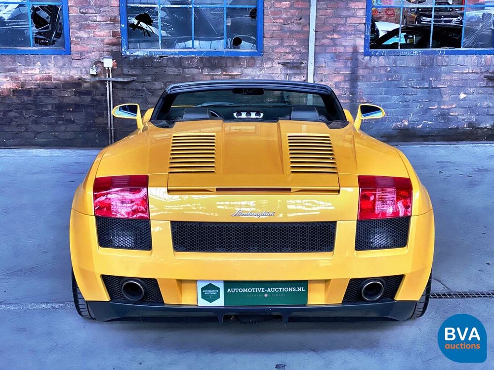 Lamborghini Gallardo Spyder 5.0 V10 519pk 2008 LIFT-System, NZ-552-P