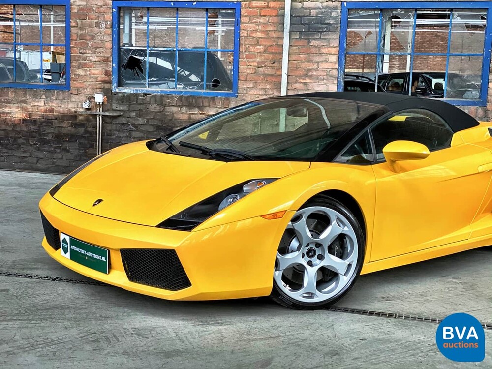 Lamborghini Gallardo Spyder 5.0 V10 519pk 2008 LIFT-System, NZ-552-P