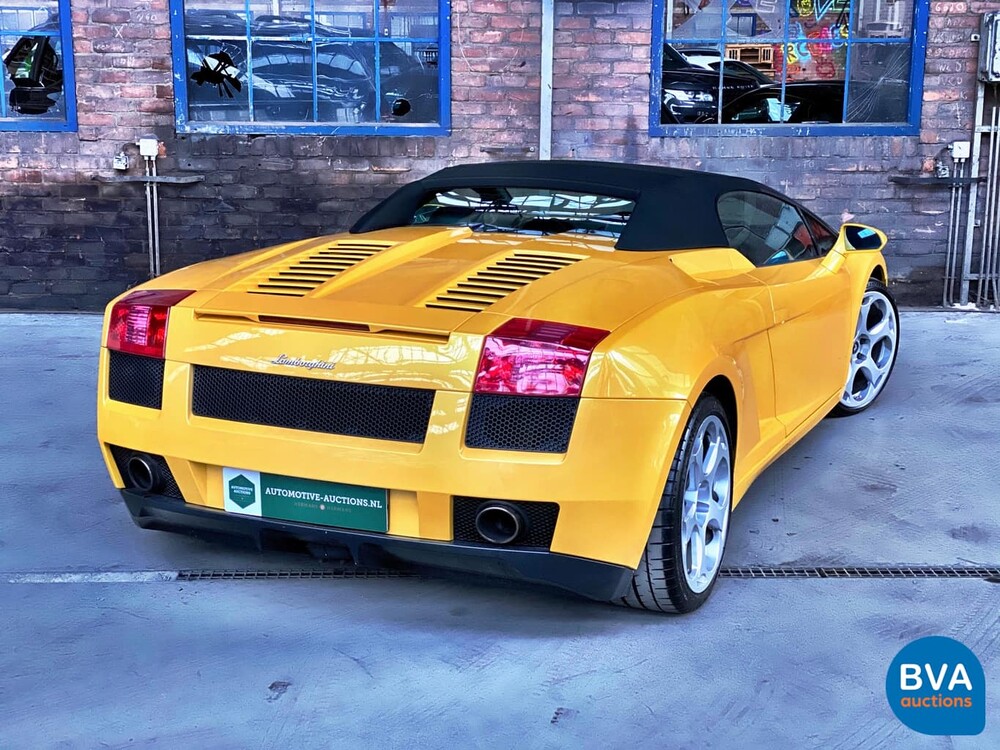 Lamborghini Gallardo Spyder 5.0 V10 519pk 2008 LIFT-System, NZ-552-P