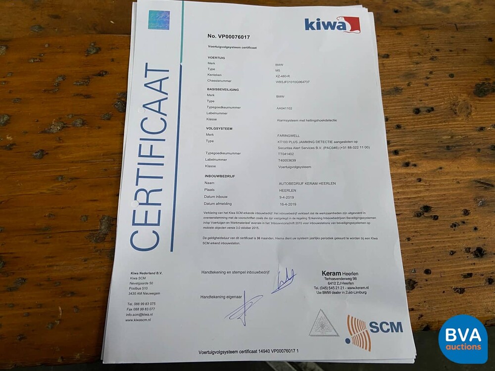 BMW M5 4.4 V8 BiTurbo F90 600hp 5-Series 2017, XZ-480-R.