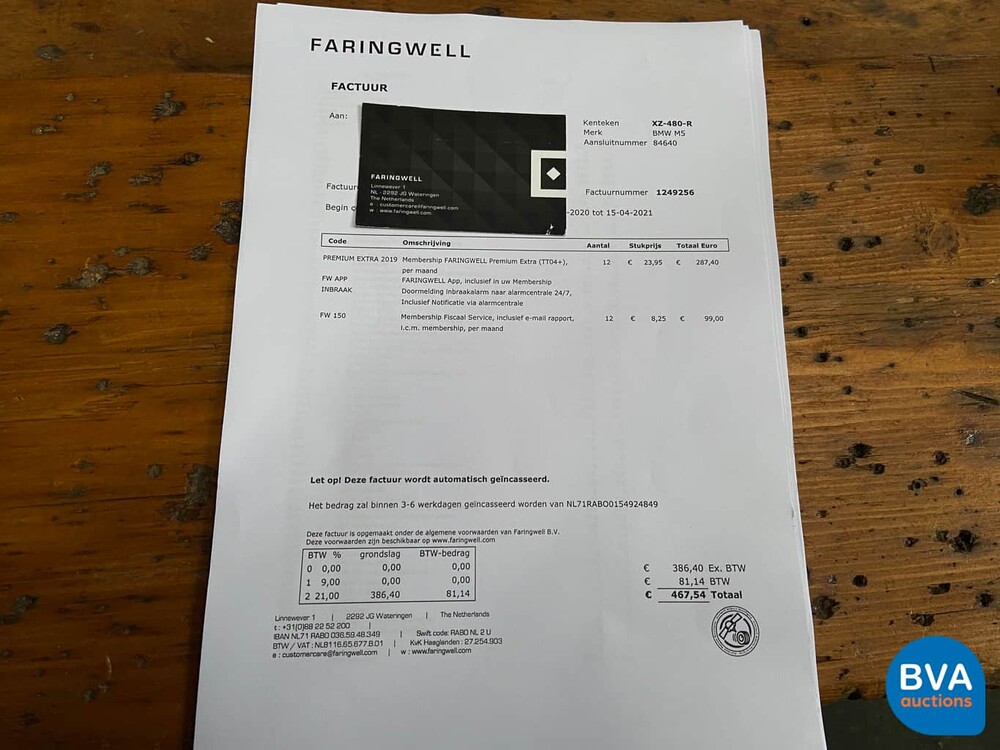 BMW M5 4.4 V8 BiTurbo F90 600hp 5-Series 2017, XZ-480-R.