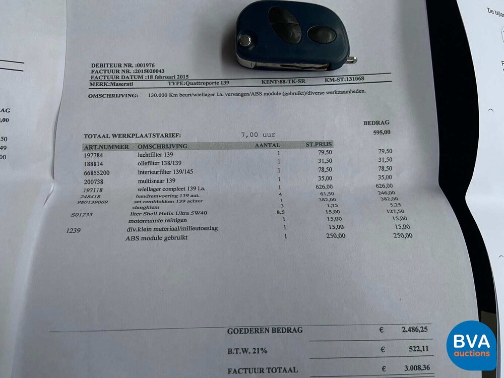 Maserati Quattroporte 4.2 V8 DuoSelect 401hp 2004, 88-TK-SR.