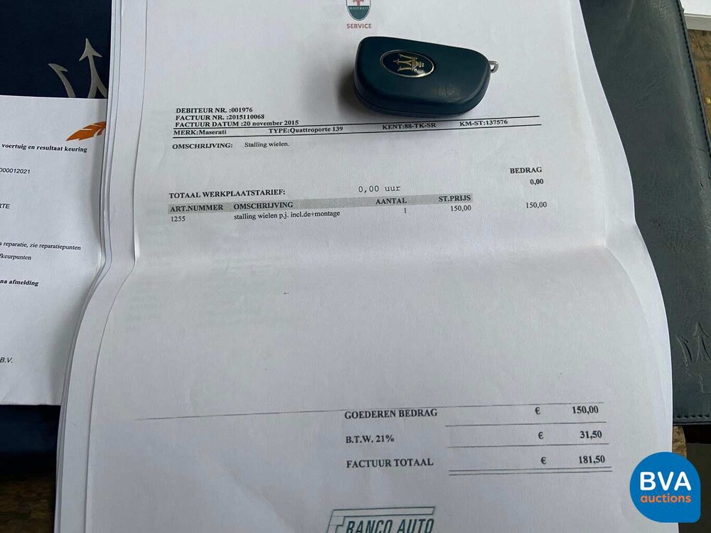 Maserati Quattroporte 4.2 V8 DuoSelect 401hp 2004, 88-TK-SR.