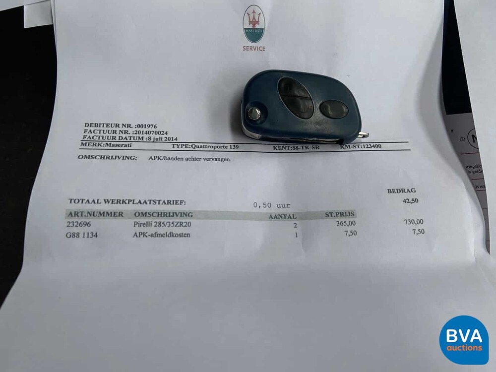 Maserati Quattroporte 4.2 V8 DuoSelect 401hp 2004, 88-TK-SR.