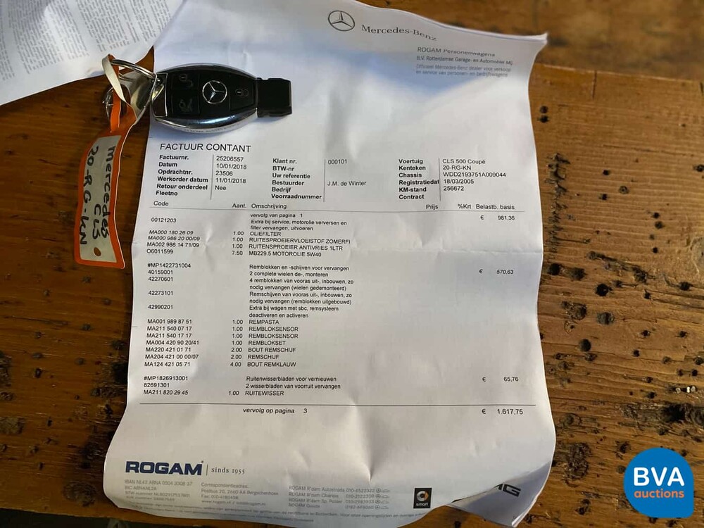 Mercedes-Benz CLS500 AMG V8 306 PS 2005, -Original NL- 20-RG-KN.