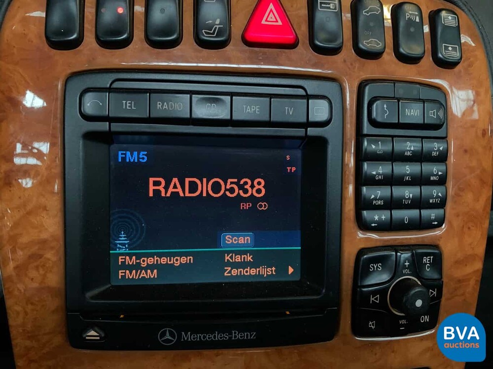 Mercedes-Benz CL600 V12 367hp -Org. NL-CL-Class 2000, 79-FN-ZX.