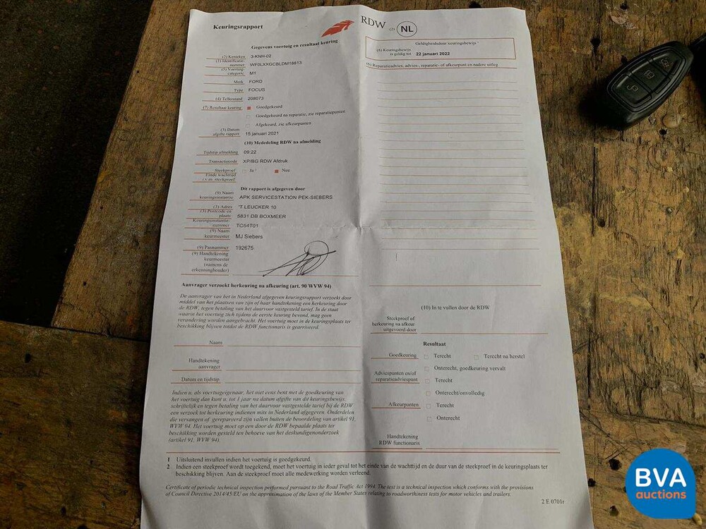 Ford Focus Wagon 1.6 TDCI Econetic 105hp 2013, 3-KNH-02.