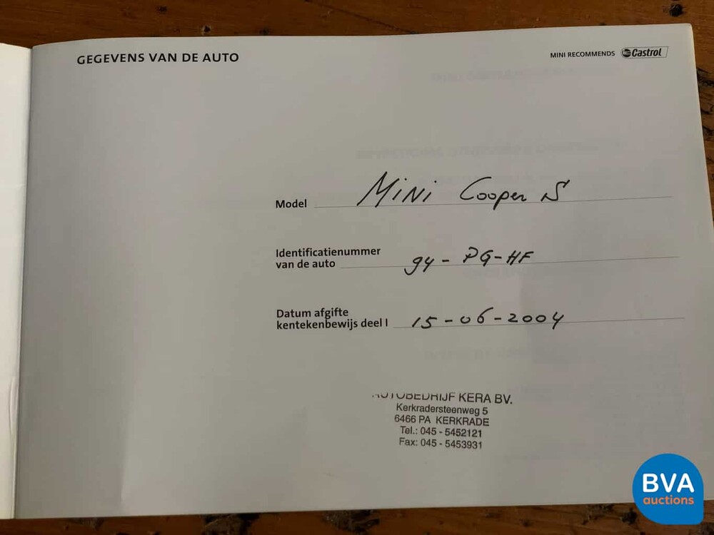 Mini Cooper S Chili 1.6 163hp 2004 -Original NL-, 94-PG-HF.