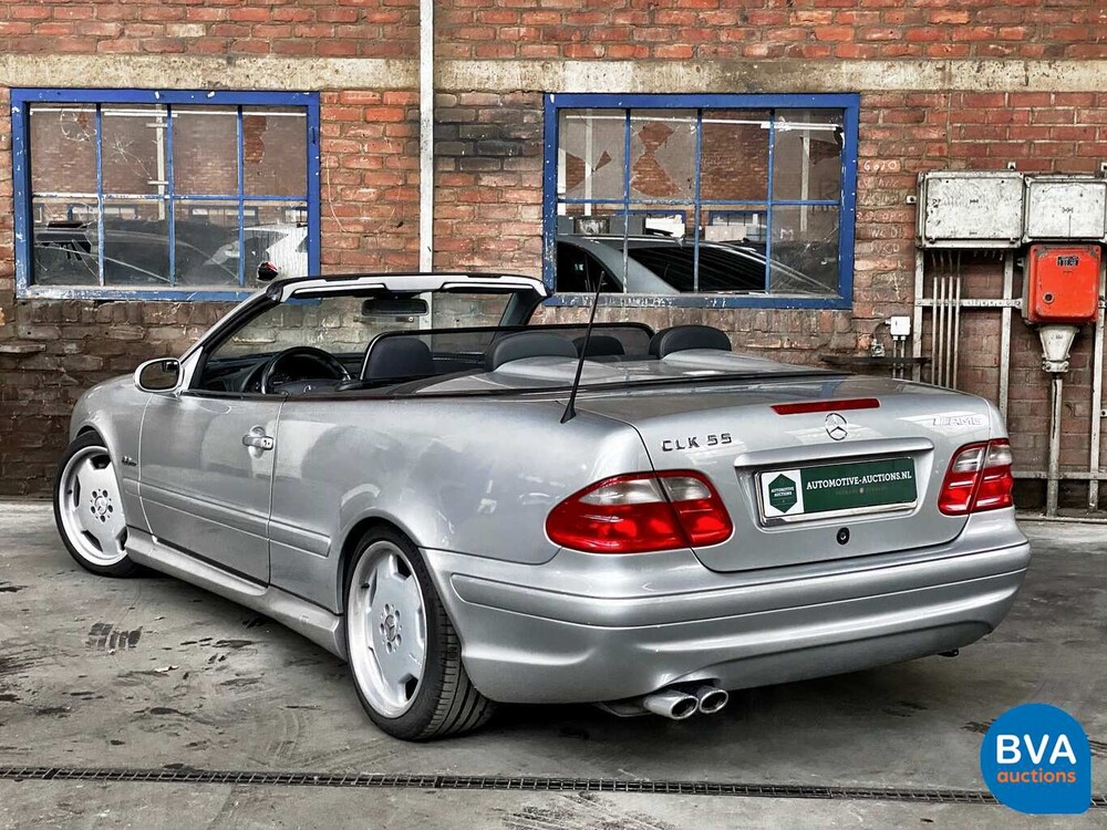 Mercedes-Benz CLK55 Cabriolet AMG 347pk CLK-Klasse 2002, 11-HJX-6