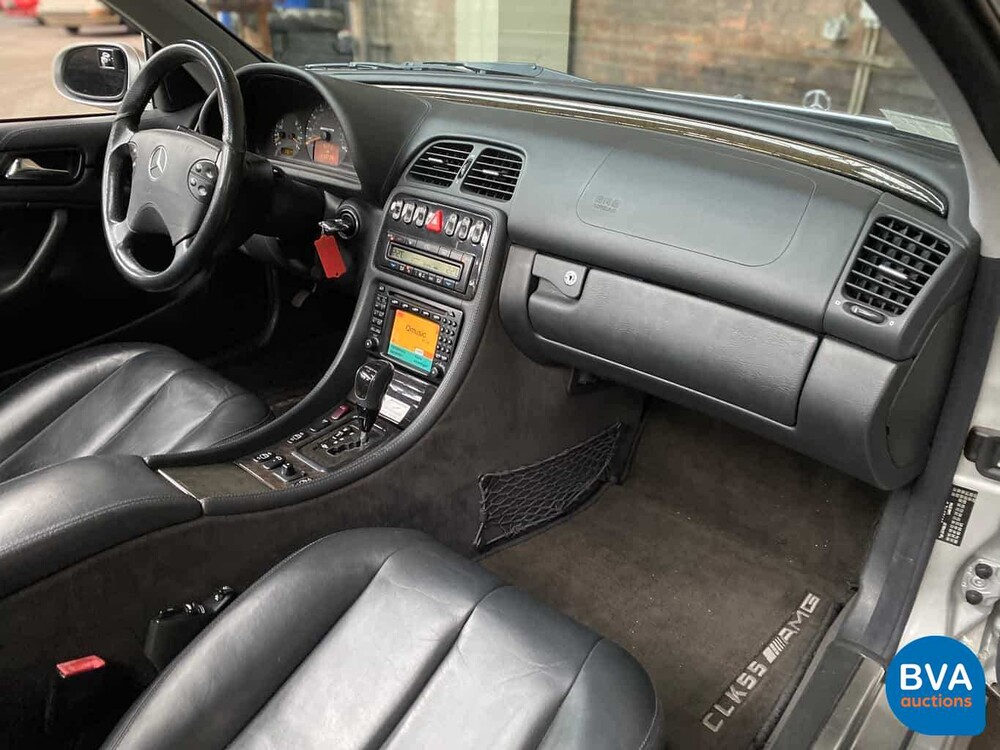 Mercedes-Benz CLK55 Cabriolet AMG 347pk CLK-Klasse 2002, 11-HJX-6