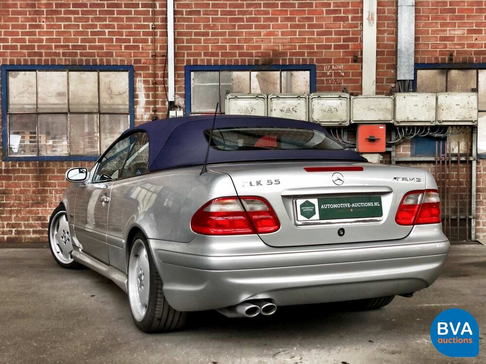 Mercedes-Benz CLK55 Cabriolet AMG 347pk CLK-Klasse 2002, 11-HJX-6