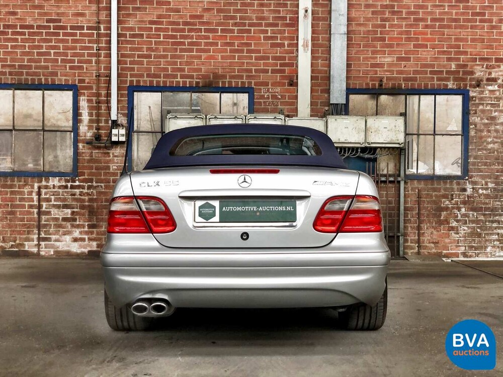 Mercedes-Benz CLK55 Cabriolet AMG 347pk CLK-Klasse 2002, 11-HJX-6