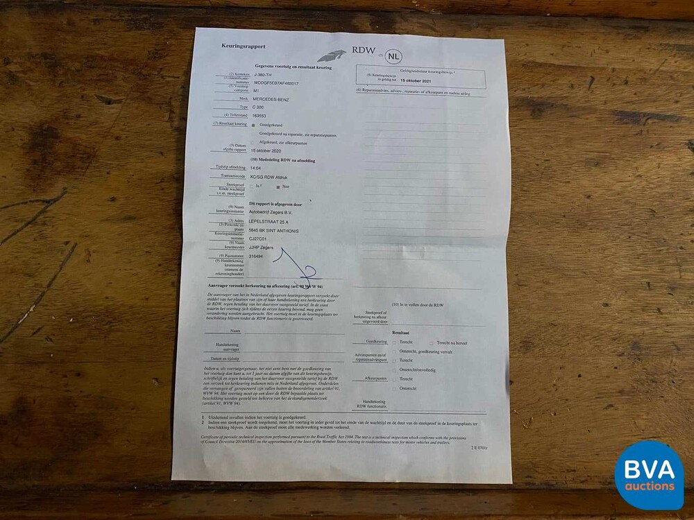 Mercedes-Benz C300 Limousine V6 231pk C-Klasse 2010, J-380-TH