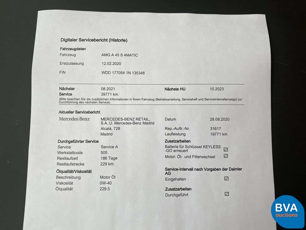 Mercedes-Benz A45 AMG S AMG 4Matic+ Edition 1 A-Klasse 421pk 2020 -GARANTIE-